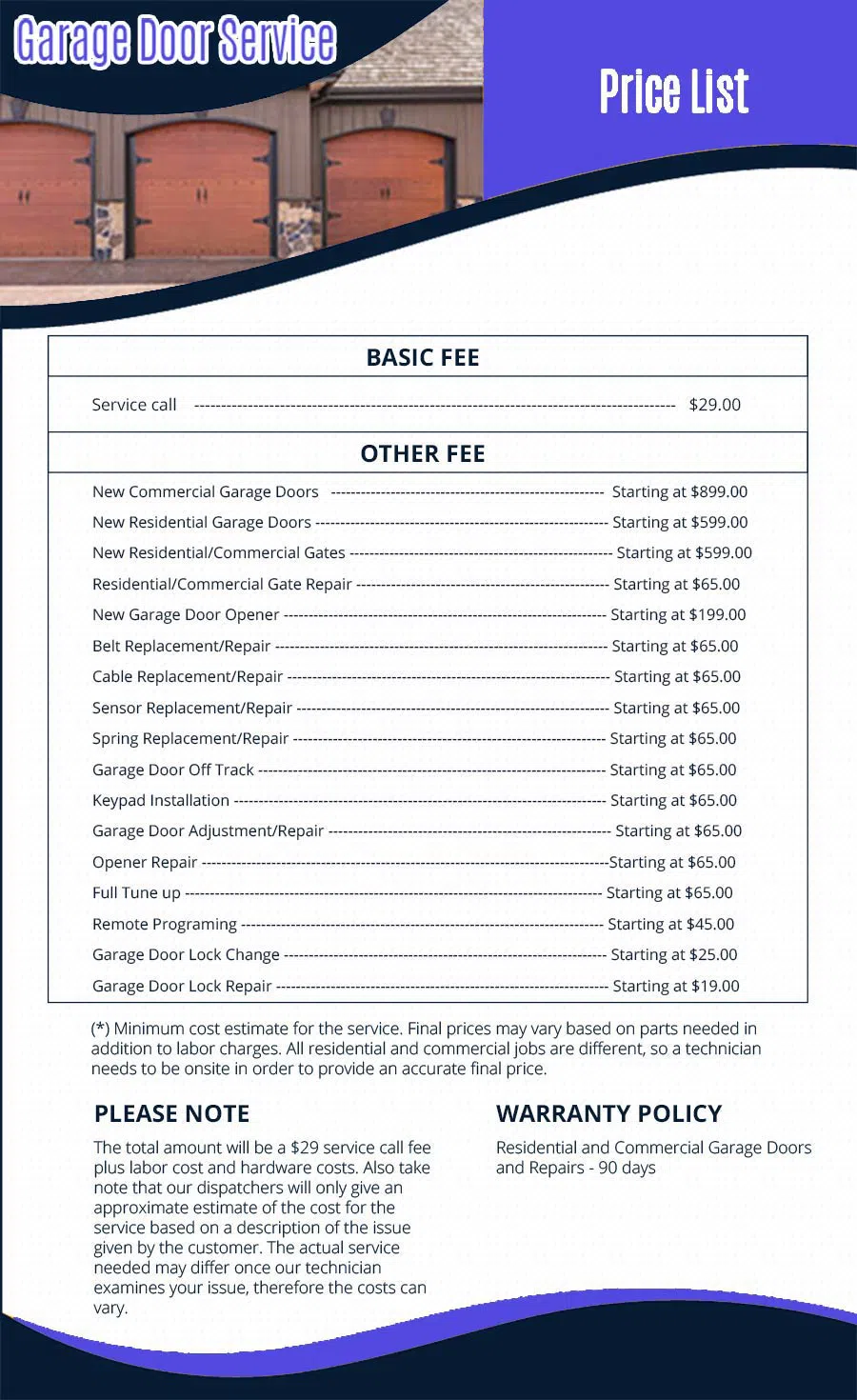 Neighborhood Garage Door Service Pleasanton, CA 925-418-7271